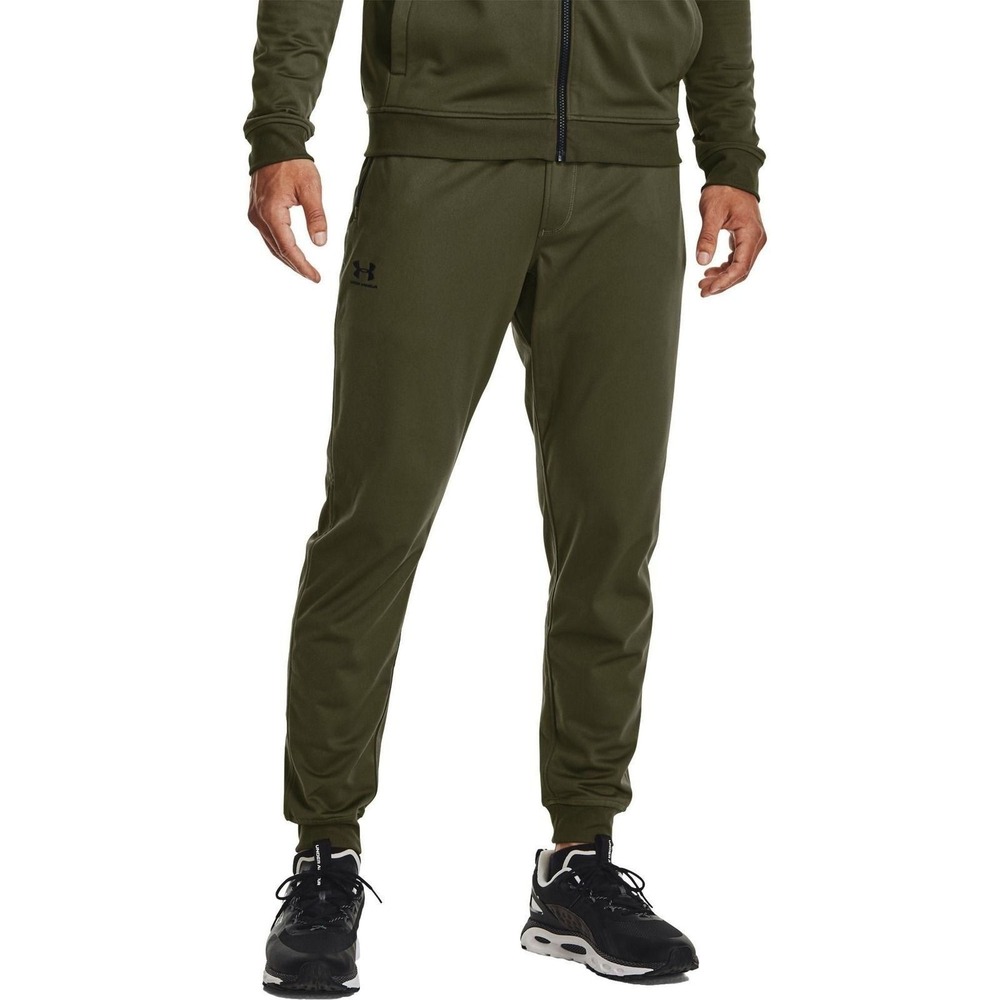 Under Armour Sportstyle Tricot Trousers Green Size Small (0079)